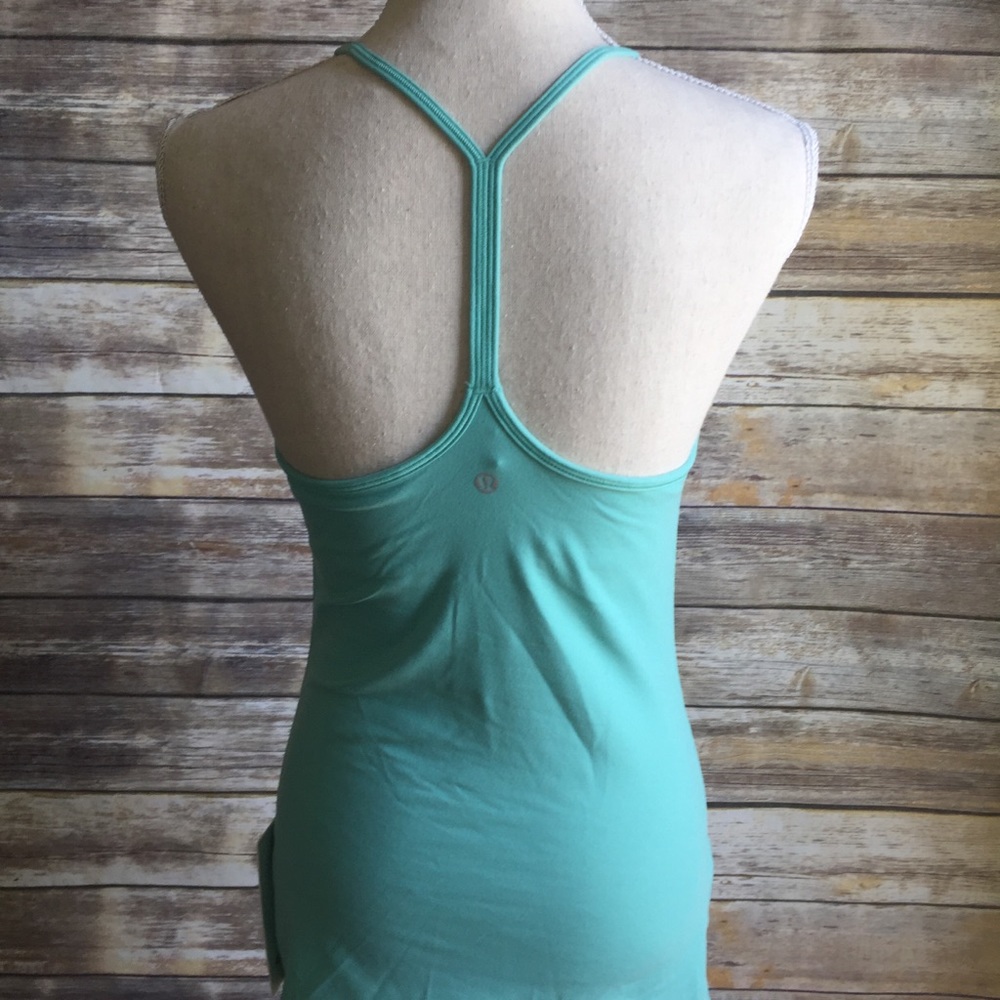 NWT lululemon power pose tank washed marsh size 8 - Picture 4 of 6